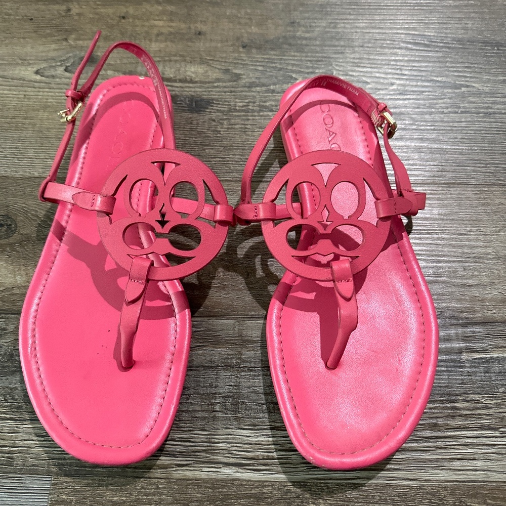 Coach sandals size 7